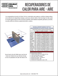 Heat Pipes For Air To Air Heat Recovery Spanish Icon