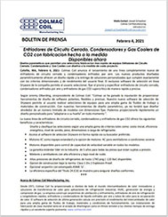 Dry Coolers And Condesners Press Release Spanish Icon