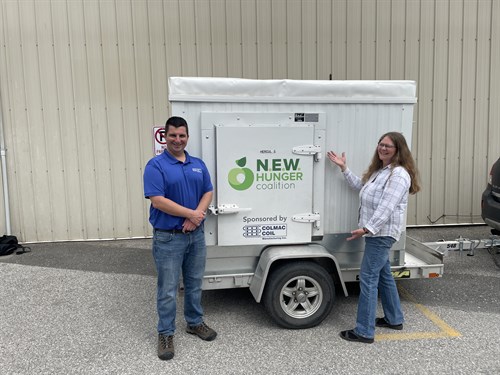 Joe And Stephani Next To Ref Trailer