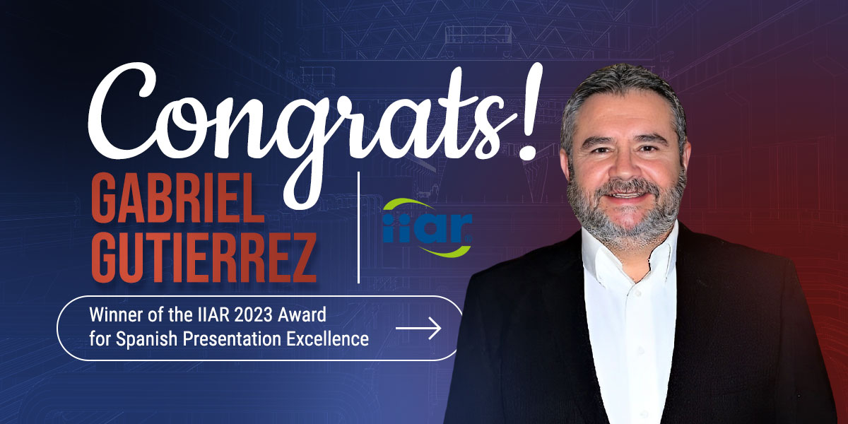 Colmac Coil’s Gabriel Gutierrez Wins IIAR 2023 Spanish Speaker Award