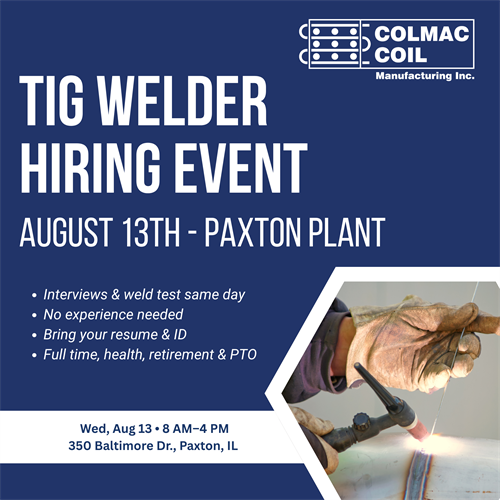 Tig Weld Hiring Event 2